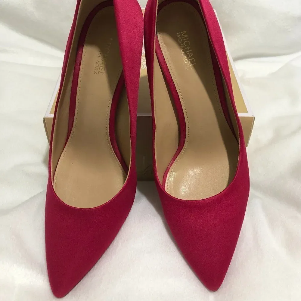 Michael Kors Claire Satin Pump - Ultra Pink‎